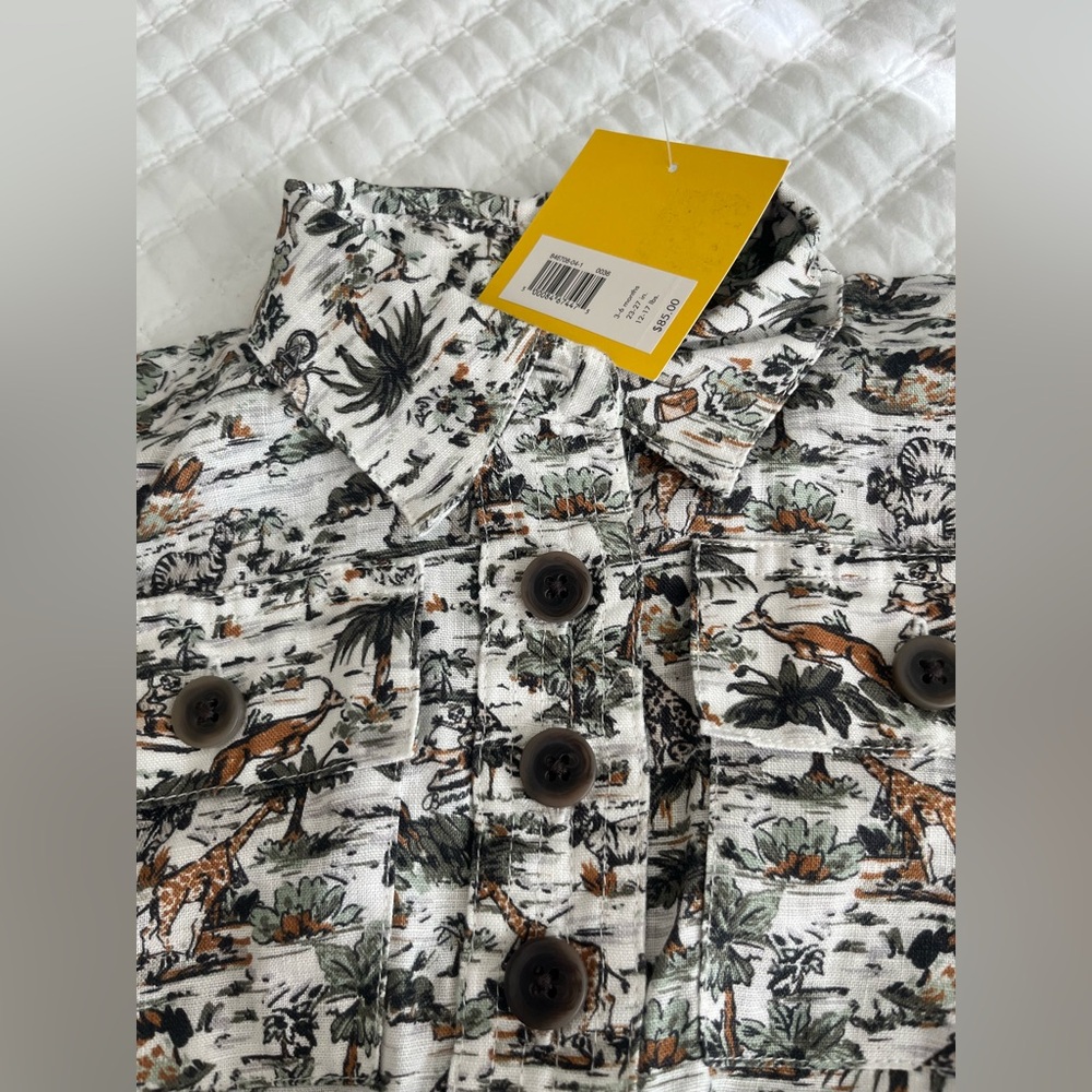 Banana Republic Baby Jungle Print romper